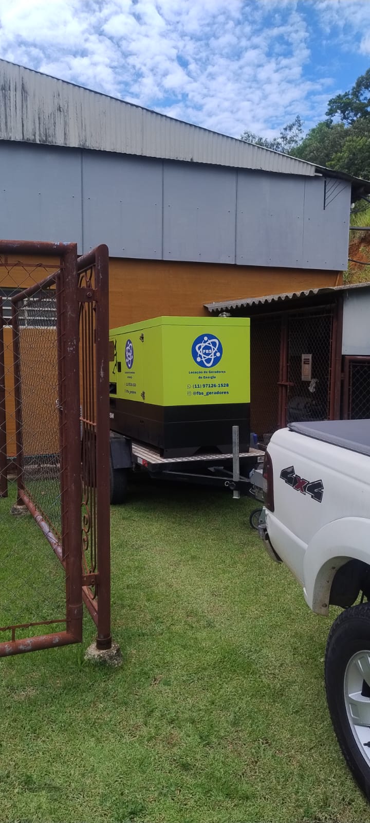 Painel de controle do gerador
